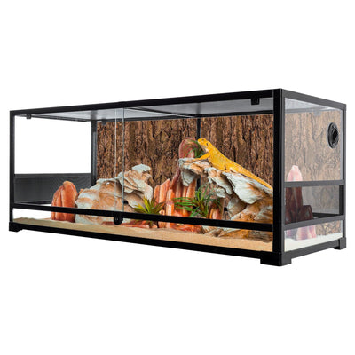 ECOSUB Large Reptile Tank 67 Gallon, Front Opening Tank, 48"x18" x18" - JNR Products