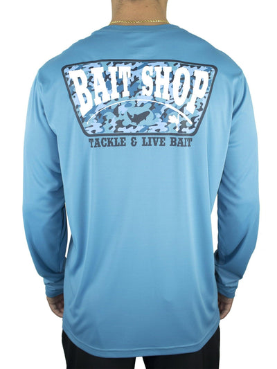 FinTech Men's Long Sleeve Performance Fishing Tee- "Bait Shop" - JNR Products