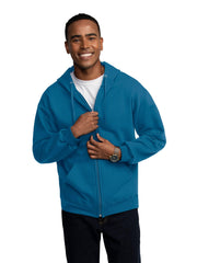 Fruit of the Loom Men's EverSoft Fleece Full Zip Hoodie Jacket - JNR Products