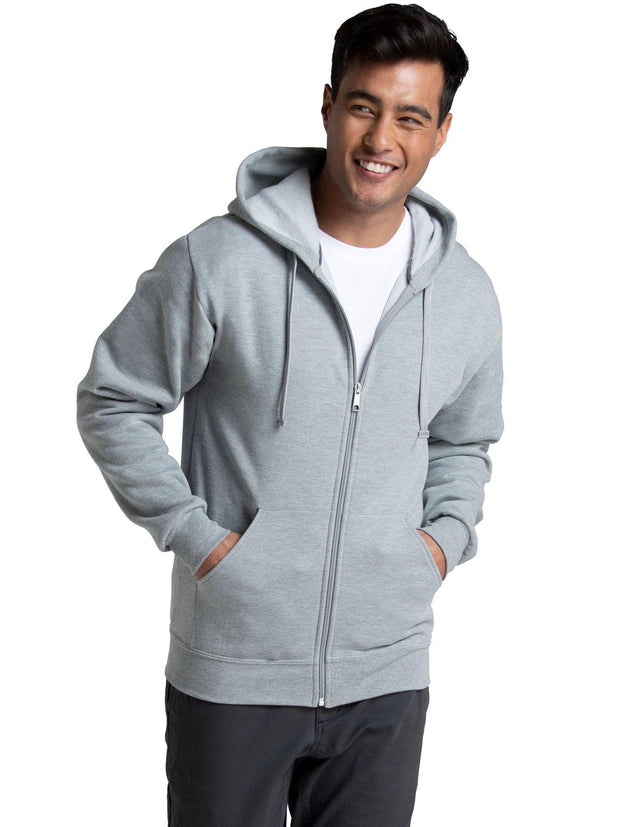 Fruit of the Loom Men's EverSoft Fleece Full Zip Hoodie Jacket - JNR Products