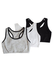 Fruit of the Loom Women's Tank Style Cotton Sports Bra, 3-Pack, Style-9012 - JNR Products