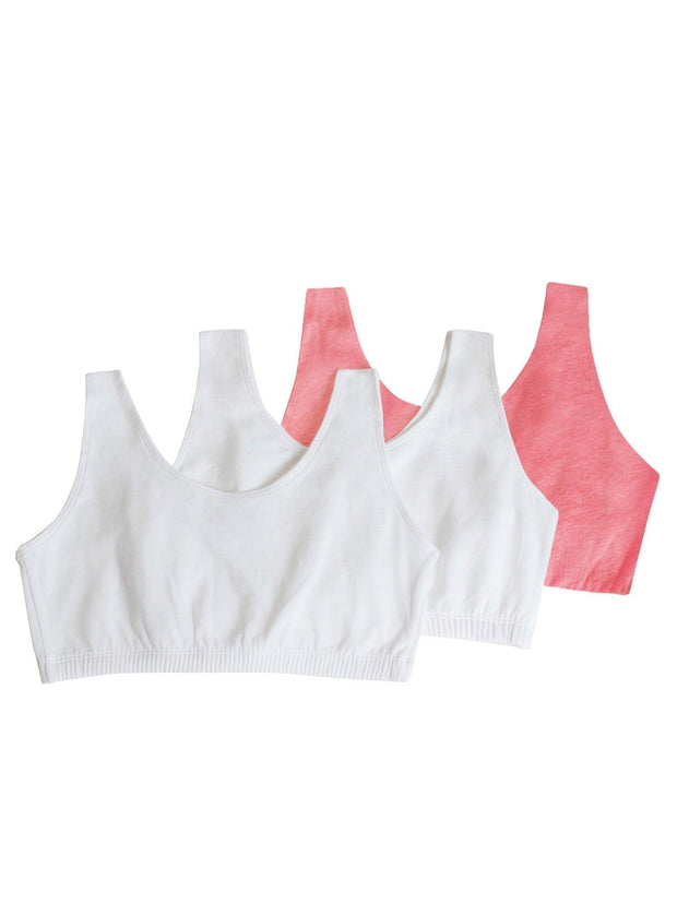 Fruit of the Loom Women's Tank Style Cotton Sports Bra, 3-Pack, Style-9012 - JNR Products