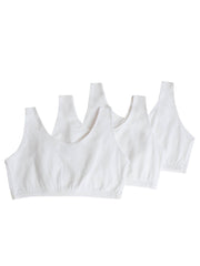 Fruit of the Loom Women's Tank Style Cotton Sports Bra, 3-Pack, Style-9012 - JNR Products