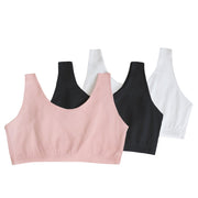 Fruit of the Loom Women's Tank Style Cotton Sports Bra, 3-Pack, Style-9012 - JNR Products