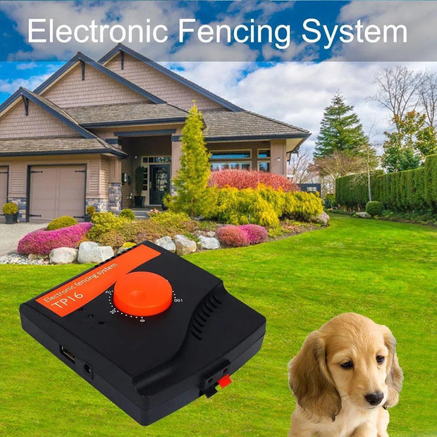 TP16 Pet Dog Electric Fence System Rechargeable Waterproof Adjustable Dog Training Collar Electronic Fencing dog Accessories - JNR Products