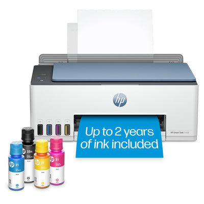 HP Smart Tank 5102 Wireless All-in-One Color Home Inkjet Tank Printer w/up to 2 Yrs of Ink Incl - JNR Products