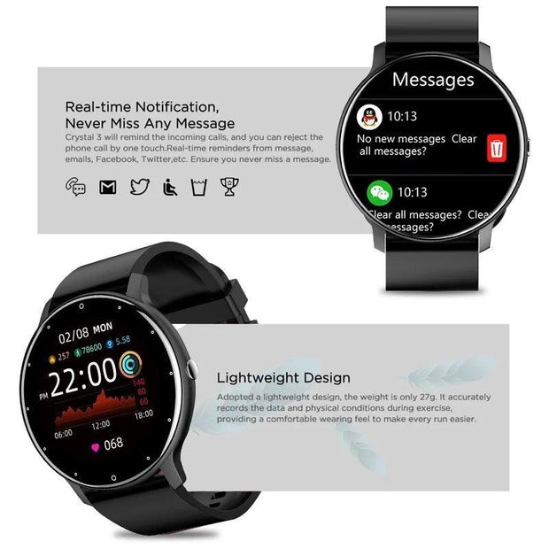 Waterproof Bluetooth For Android ios smartwatch Men+box - JNR Products