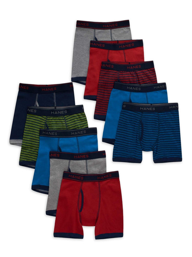 Hanes Comfort Flex Boys' Boxer Brief Underwear, 10+2 Bonus Pack - JNR Products