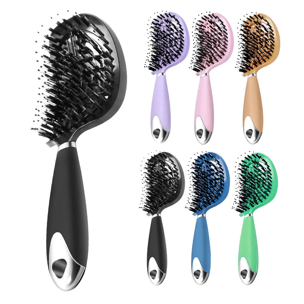 Detangling HairBrush Styling Massage Scalp Hair Comb Smooth Hair Comb for Curly Hair