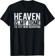 Heaven Is My Home Christian Religious Jesus T-Shirt Black 3X-Large - JNR Products