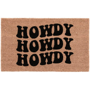 Home Decor Collection 18" x 30" Howdy Coir Outdoor Doormat - JNR Products