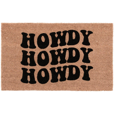 Home Decor Collection 18" x 30" Howdy Coir Outdoor Doormat - JNR Products