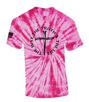 Jesus The Way The Truth The Life John 14:6 Scripture Nail Cross Shirt Jesus Mens Christian Short Sleeve T-Shirt Graphic Tee-Heather Navy-small - JNR Products