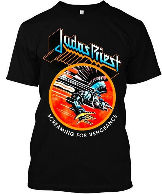 Judas Priest Screaming For Vengeance Cotton T-Shirt For Men Women Size S-4XL - JNR Products