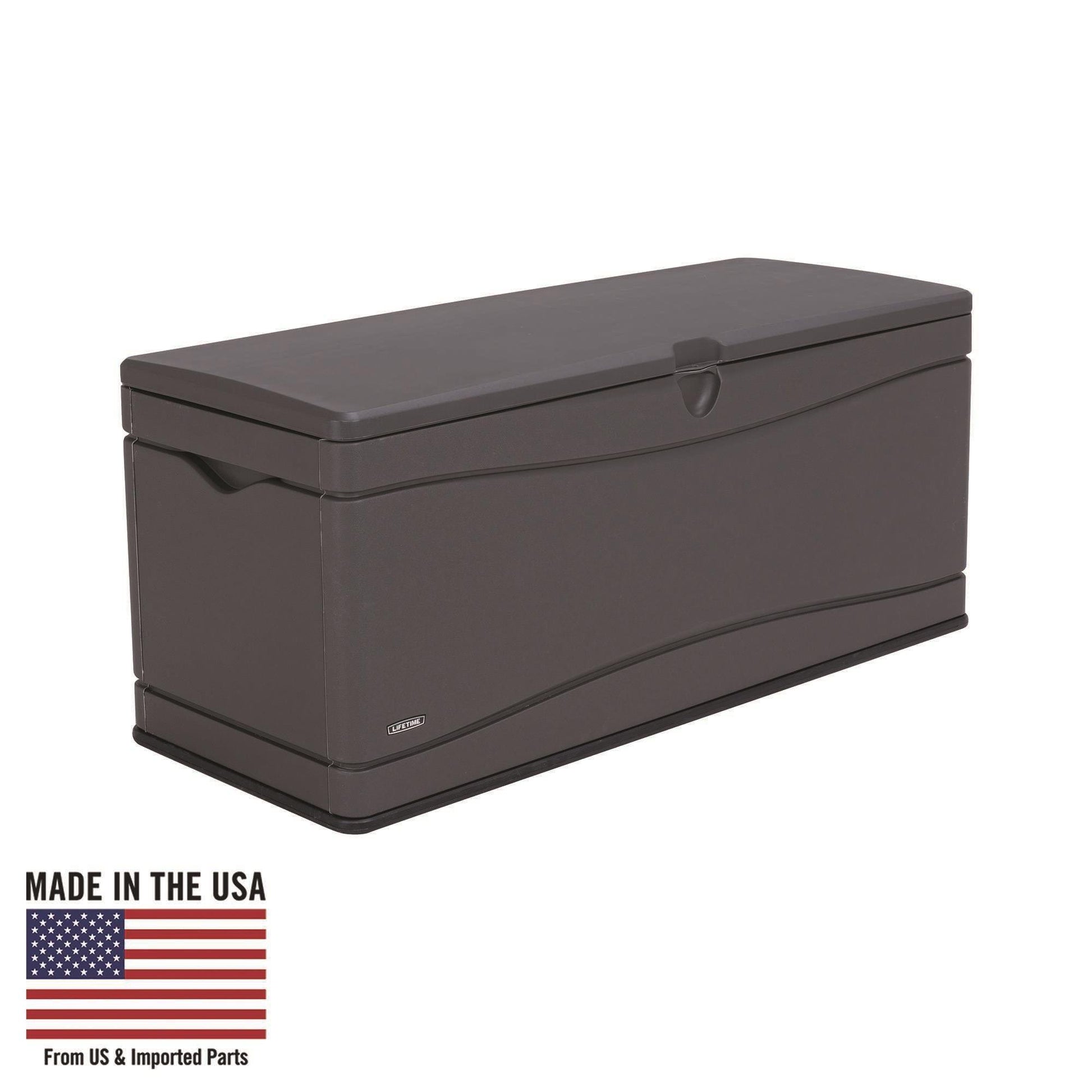 Lifetime New Outdoor Polyethylene Deck Box and Bench 130 Gal., Tan (60012) - JNR Products