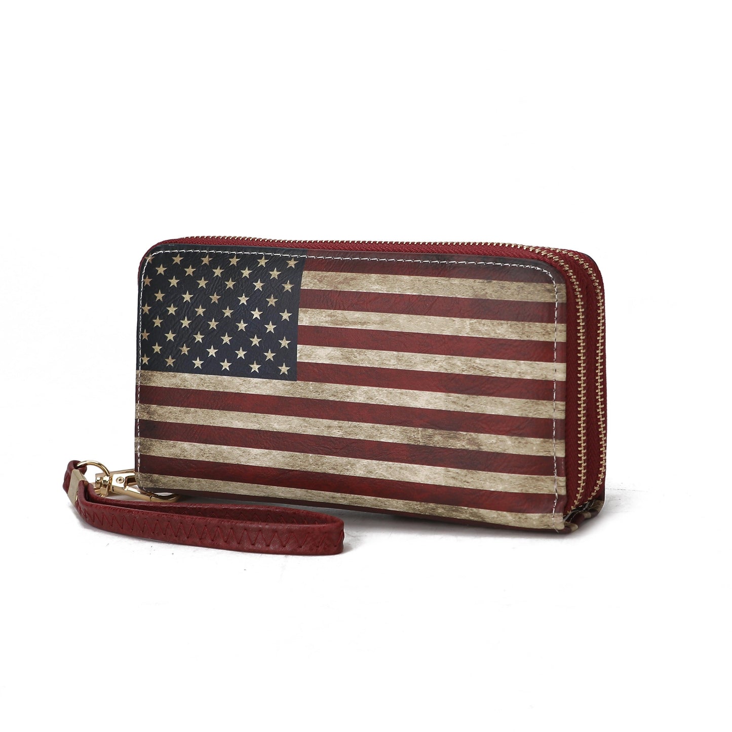 MKF Collection Daniela Wallet for Women, Vegan Leather Wristlet Purse Handbag by Mia K - Red - JNR Products