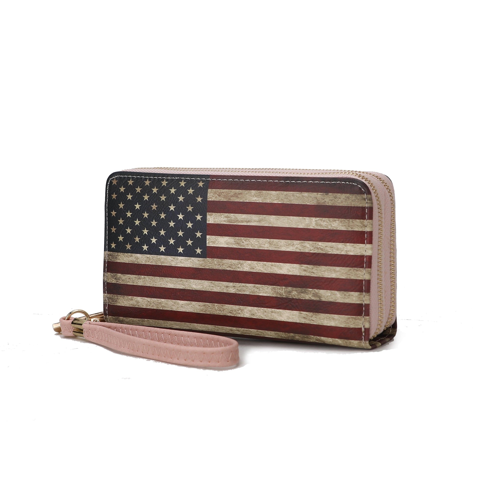 MKF Collection Daniela Wallet for Women, Vegan Leather Wristlet Purse Handbag by Mia K - Red - JNR Products