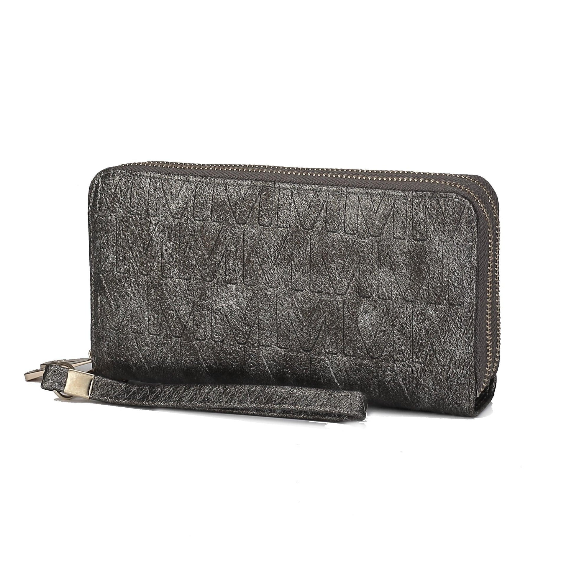 MKF Collection Daniela Wallet for Women, Vegan Leather Wristlet Purse Handbag by Mia K - Red - JNR Products