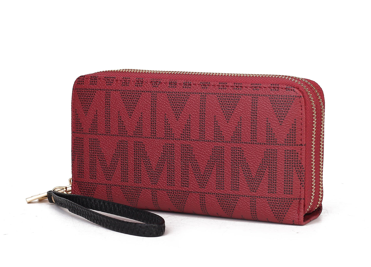 MKF Collection Daniela Wallet for Women, Vegan Leather Wristlet Purse Handbag by Mia K - Red - JNR Products