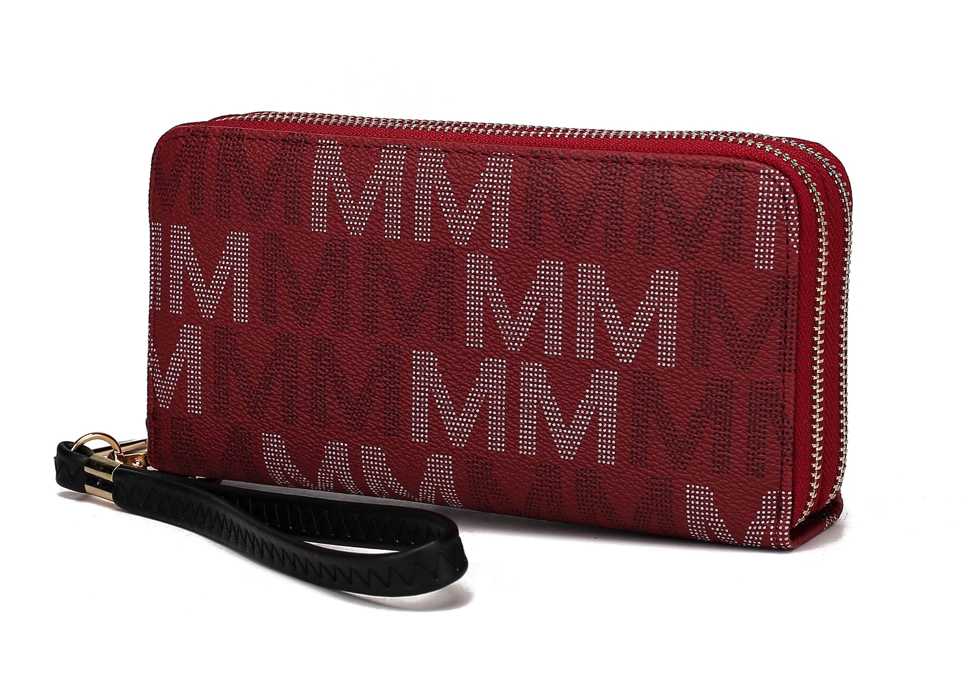 MKF Collection Daniela Wallet for Women, Vegan Leather Wristlet Purse Handbag by Mia K - Red - JNR Products