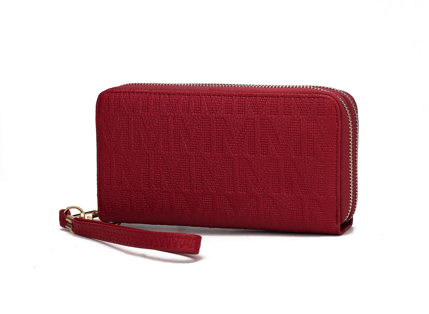 MKF Collection Daniela Wallet for Women, Vegan Leather Wristlet Purse Handbag by Mia K - Red - JNR Products