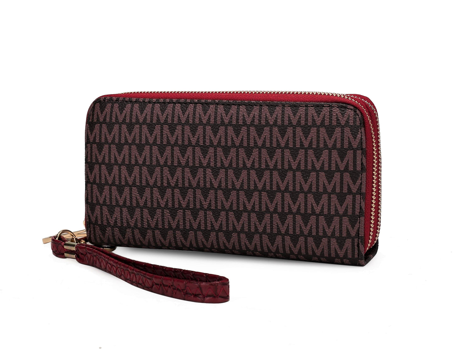 MKF Collection Daniela Wallet for Women, Vegan Leather Wristlet Purse Handbag by Mia K - Red - JNR Products