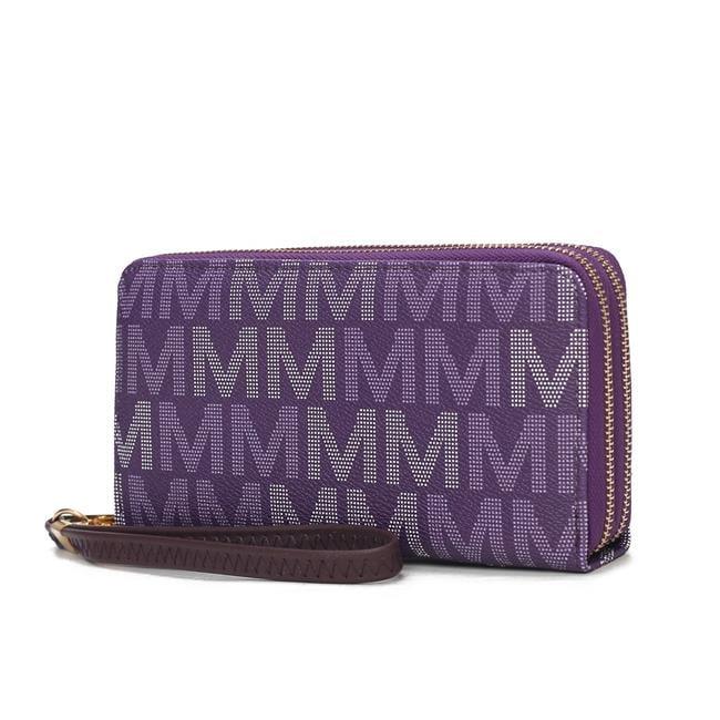 MKF Collection Daniela Wallet for Women, Vegan Leather Wristlet Purse Handbag by Mia K - Red - JNR Products