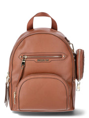 Madden NYC Women's Mini Backpack with Embellished Pouch, Cognac - JNR Products