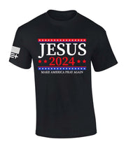 Mens Christian Tshirt Jesus 2024 Make America Pray Again Short Sleeve T-shirt Graphic Tee-Heather Navy-xl - JNR Products