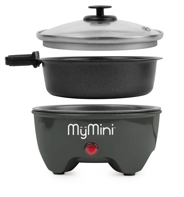 MyMini 5-inch Noodle Cooker & Skillet Electric Hot Pot, Blackberry (3.7" x 5.25", 1.25 Lb) - JNR Products