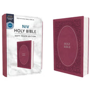 NIV, Holy Bible, Soft Touch Edition, Imitation Leather, Pink, Comfort Print, (Hardcover) - JNR Products