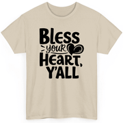 Novatee Bless Your Heart Yall Southern Girl T Shirt Country Girl Tee - JNR Products