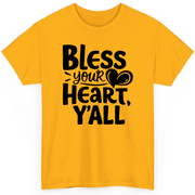 Novatee Bless Your Heart Yall Southern Girl T Shirt Country Girl Tee - JNR Products