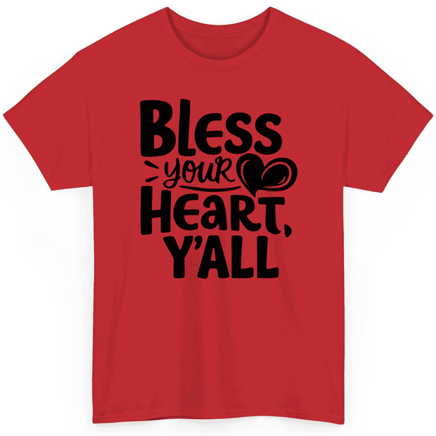 Novatee Bless Your Heart Yall Southern Girl T Shirt Country Girl Tee - JNR Products