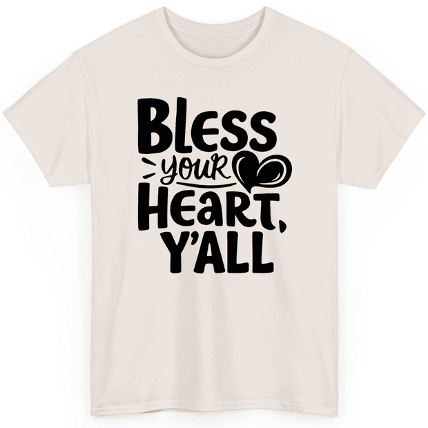 Novatee Bless Your Heart Yall Southern Girl T Shirt Country Girl Tee - JNR Products