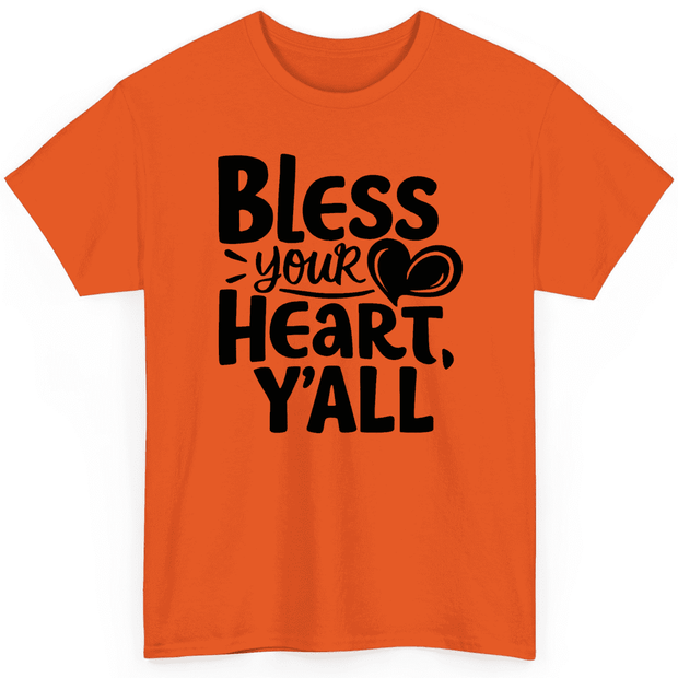 Novatee Bless Your Heart Yall Southern Girl T Shirt Country Girl Tee - JNR Products