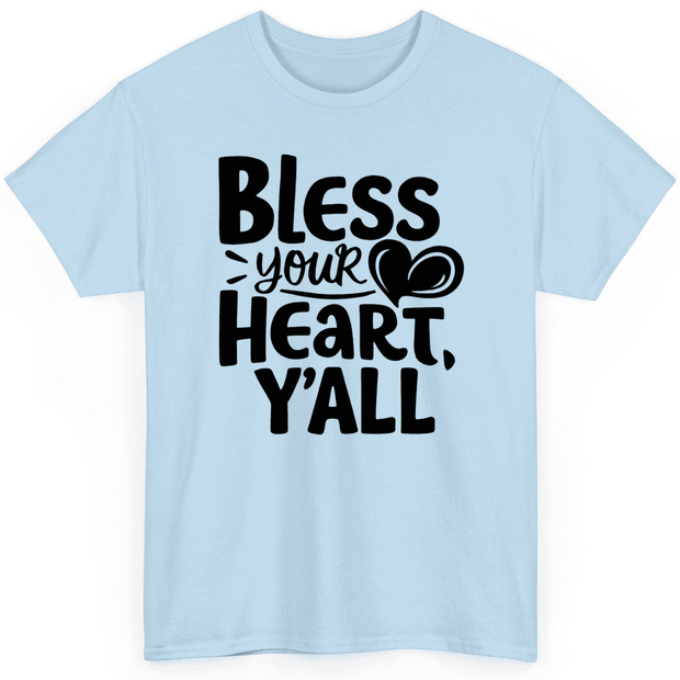 Novatee Bless Your Heart Yall Southern Girl T Shirt Country Girl Tee - JNR Products