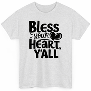 Novatee Bless Your Heart Yall Southern Girl T Shirt Country Girl Tee - JNR Products