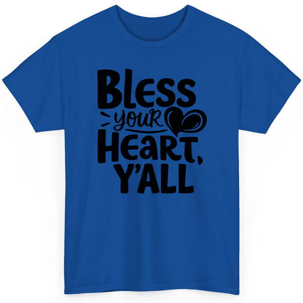 Novatee Bless Your Heart Yall Southern Girl T Shirt Country Girl Tee - JNR Products