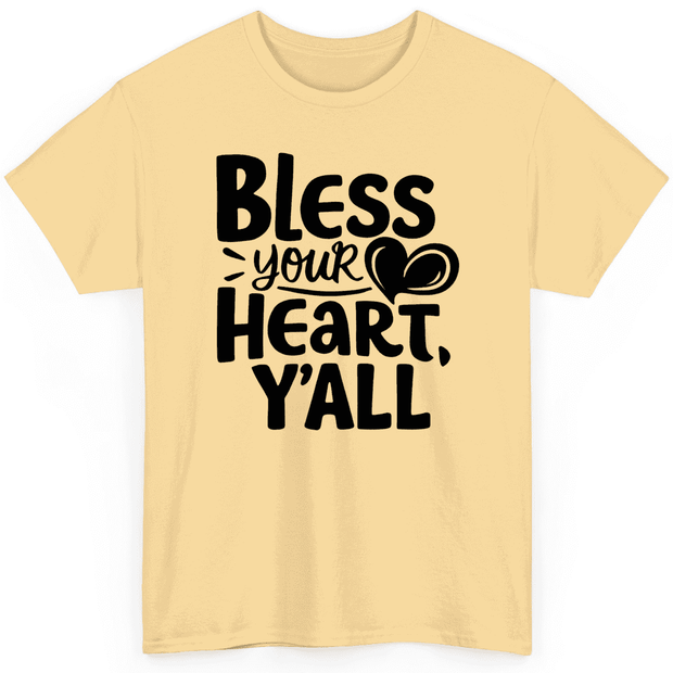 Novatee Bless Your Heart Yall Southern Girl T Shirt Country Girl Tee - JNR Products