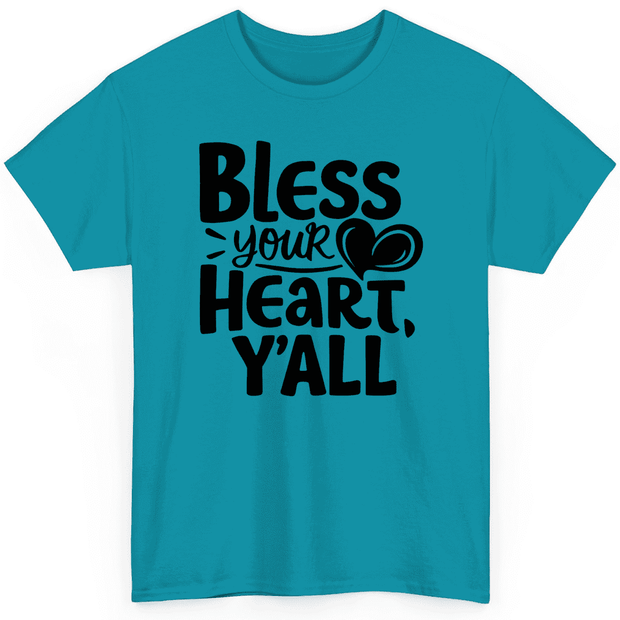 Novatee Bless Your Heart Yall Southern Girl T Shirt Country Girl Tee - JNR Products