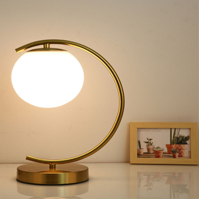 Table lamp decoration post-modern Nordic reading eye protection Golden Living room room bedside large quantity from the best one