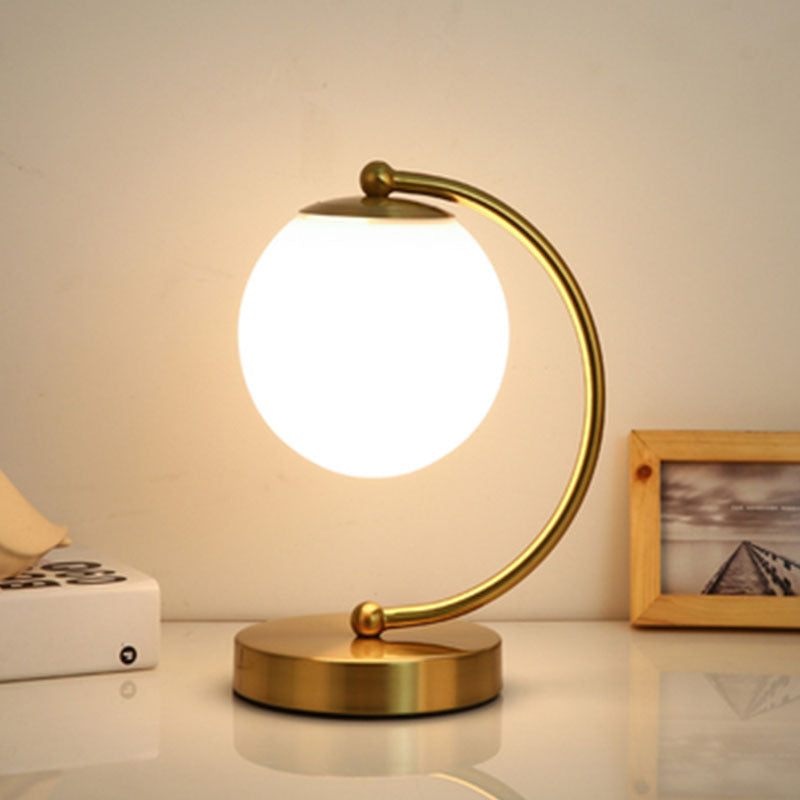 Table lamp decoration post-modern Nordic reading eye protection Golden Living room room bedside large quantity from the best one