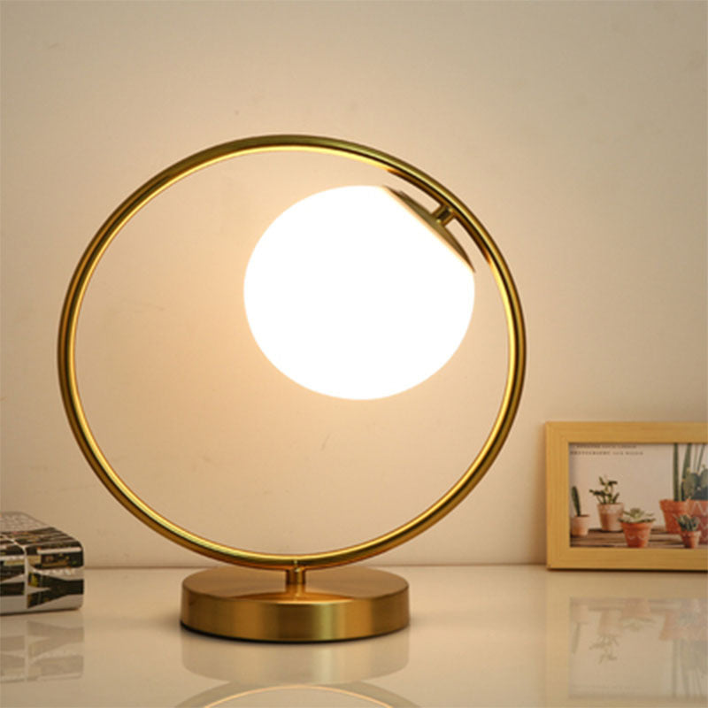 Table lamp decoration post-modern Nordic reading eye protection Golden Living room room bedside large quantity from the best one