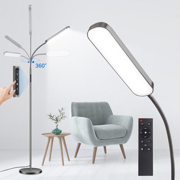 OUTON LED Reading Floor Lamp with Remote &Touch Control-4 Color Temperature Standing Light for Living Room, Bedroom - JNR Products