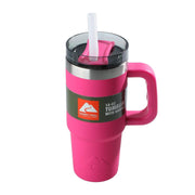 Ozark Trail 18 oz Insulated Stainless Steel Tumbler with Handle, Hot Pink - JNR Products