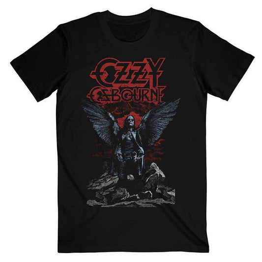 Ozzy Osbourne Unisex T-Shirt Angel Wings (X-Large) - JNR Products