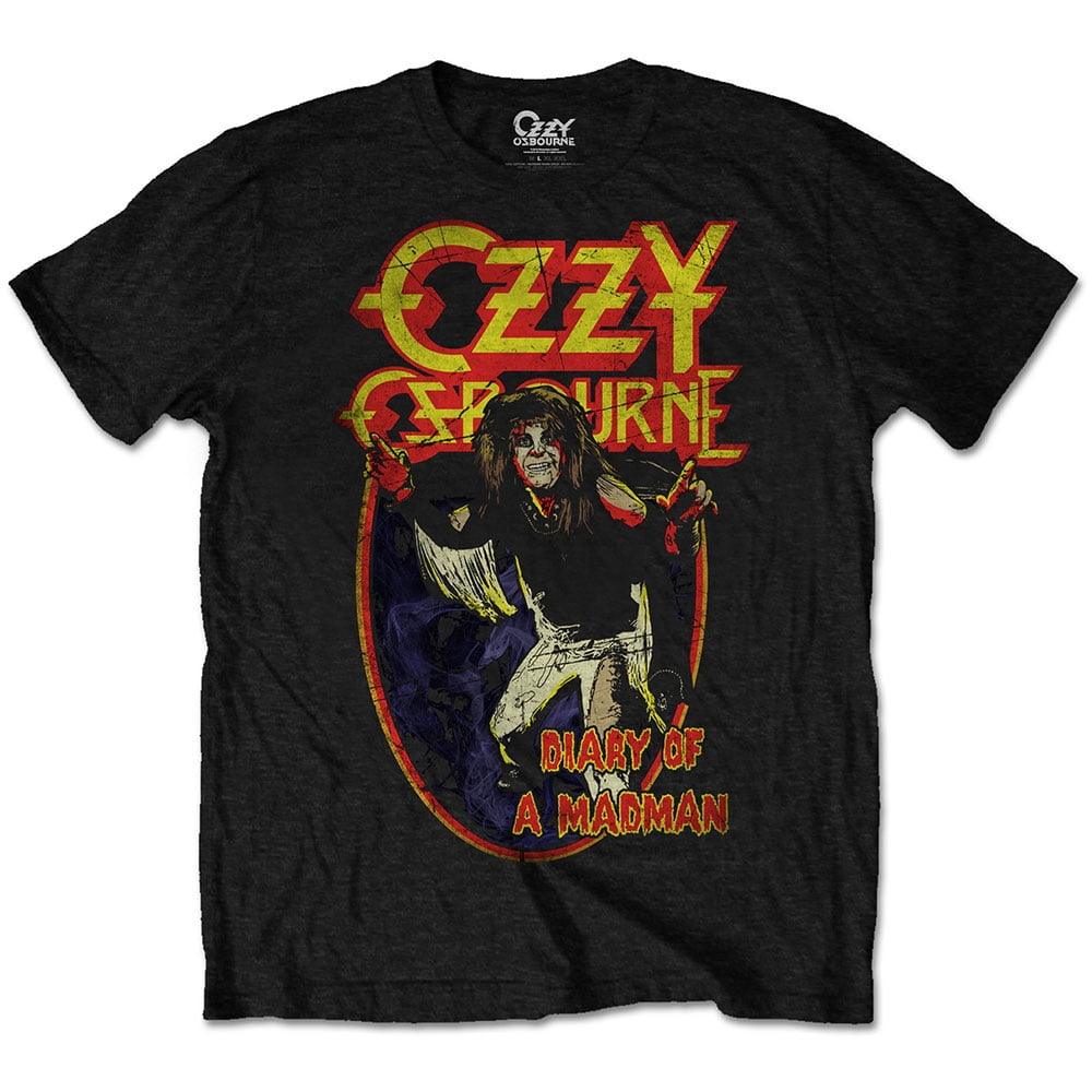 Ozzy Osbourne Men's Diary Of A Madman T-shirt X-Large Black - JNR Products