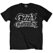 Ozzy Osbourne Men's Vintage Logo T-shirt Small Black - JNR Products