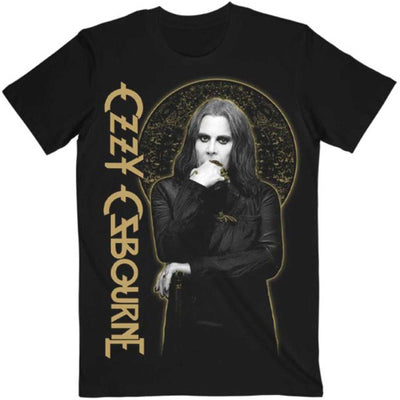 Ozzy Osbourne Unisex T-Shirt Patient No. 9 Gold Graphic (X-Large) - JNR Products